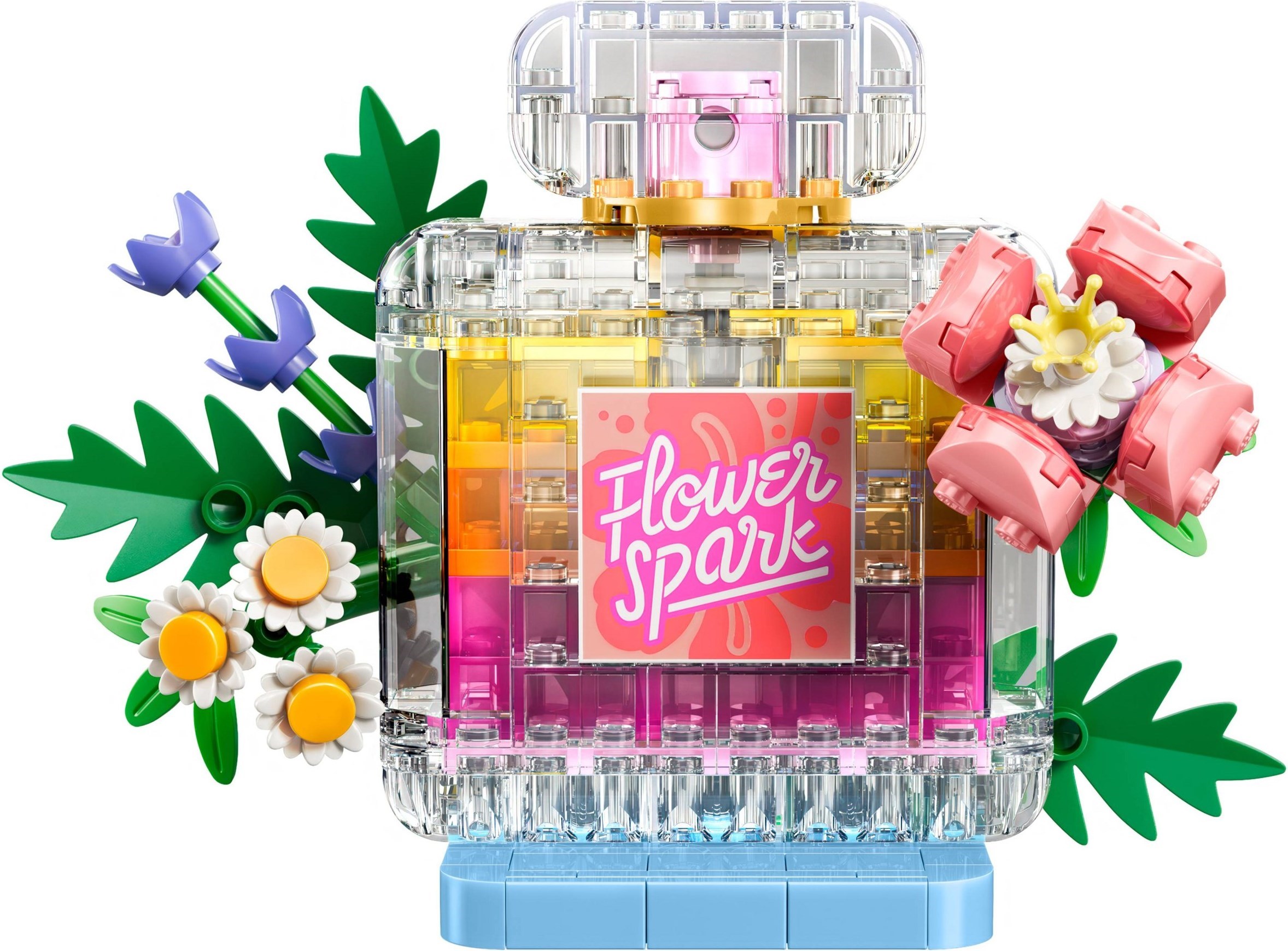 Parfumfles met bloemen LEGO-set afbeelding 2