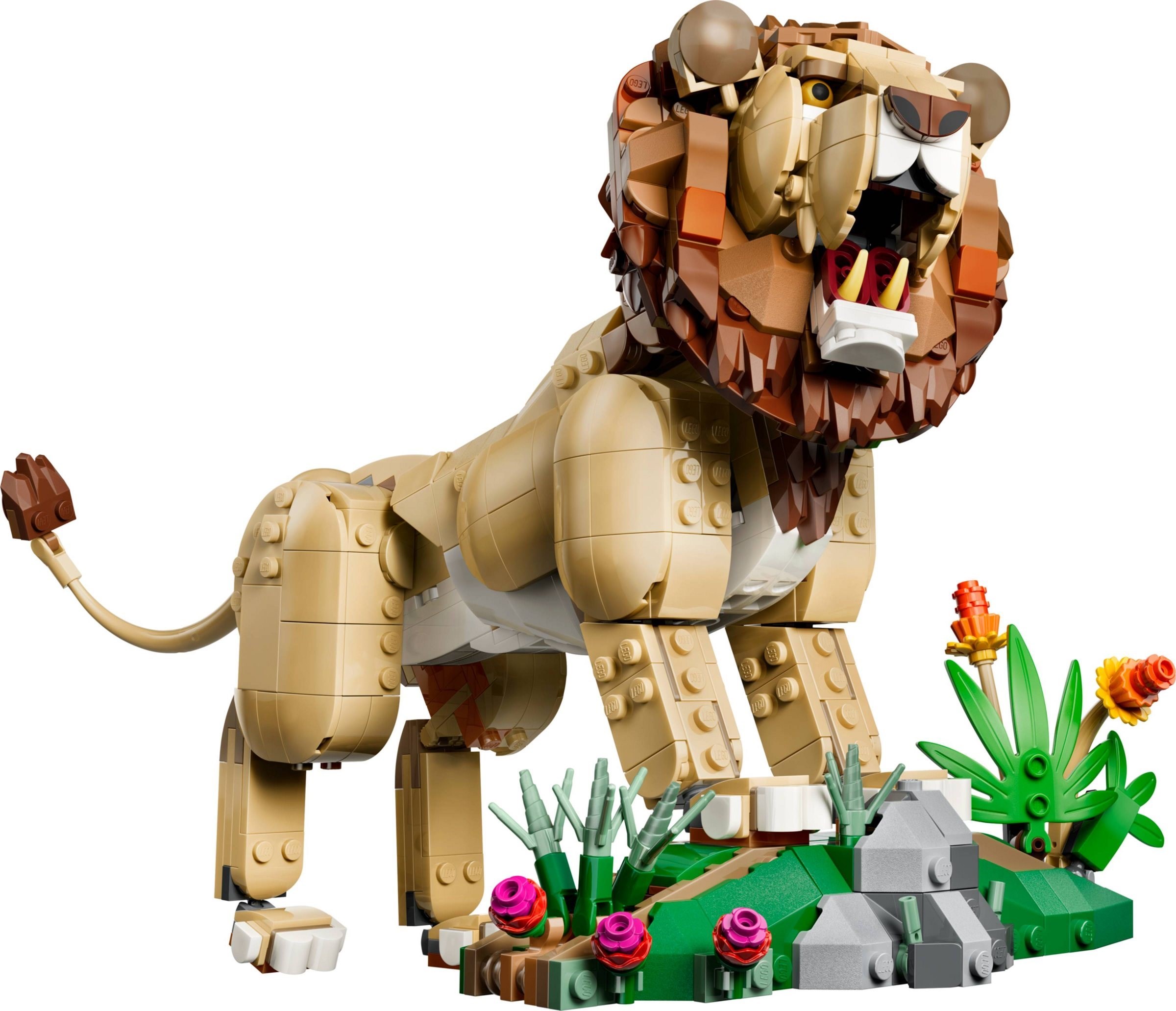Wilde dieren: majestueuze leeuw LEGO-set afbeelding 2