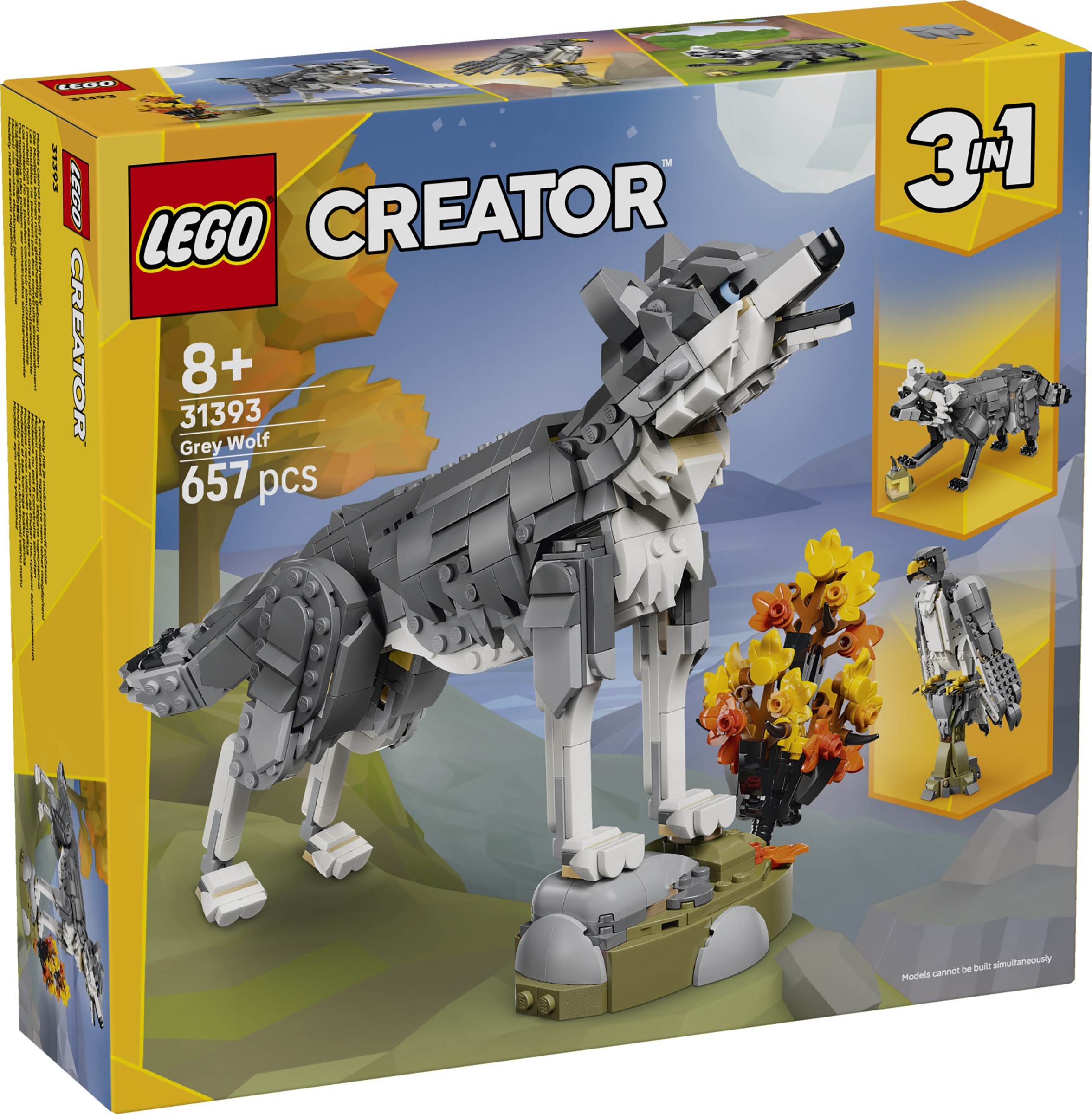 LEGO Forest Animals: Gray Wolf set 31393