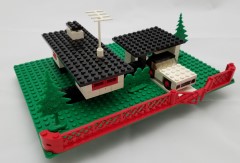 Конструктор LEGO (ЛЕГО) Samsonite 345  House with Mini-Wheel Car