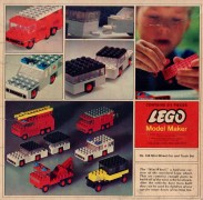 Конструктор LEGO (ЛЕГО) Samsonite 348  Mini-Wheel Car and Truck Set