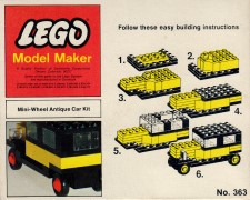Конструктор LEGO (ЛЕГО) Samsonite 363  Antique Car Kit