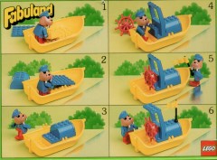 Конструктор LEGO (ЛЕГО) Fabuland 3633  Motor Boat with Walter Walrus