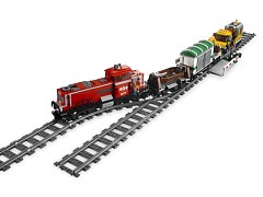 Конструктор LEGO (ЛЕГО) City 3677  Red Cargo Train