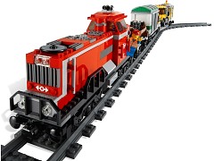 Конструктор LEGO (ЛЕГО) City 3677  Red Cargo Train