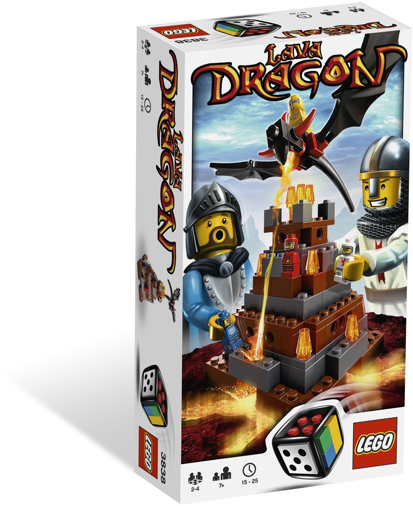 Lava Dragon номер 3838 из серии Игры (Games) Конструктор LEGO (ЛЕГО)