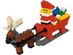 Конструктор LEGO (ЛЕГО) Seasonal 40010  Father Christmas with Sledge Building Set