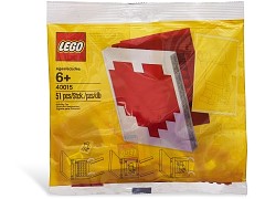 Конструктор LEGO (ЛЕГО) Seasonal 40015  Heart Book