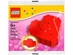 Конструктор LEGO (ЛЕГО) Seasonal 40051  Valentine's Day Heart Box