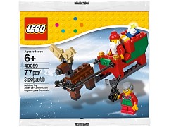 Конструктор LEGO (ЛЕГО) Seasonal 40059  Santa's Sleigh