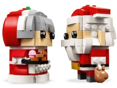 Конструктор LEGO (ЛЕГО) BrickHeadz 40274 Семья Деда Мороза Mr. & Mrs. Claus