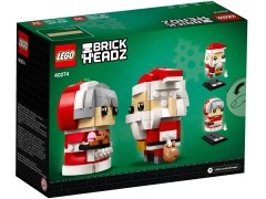 Конструктор LEGO (ЛЕГО) BrickHeadz 40274 Семья Деда Мороза Mr. & Mrs. Claus