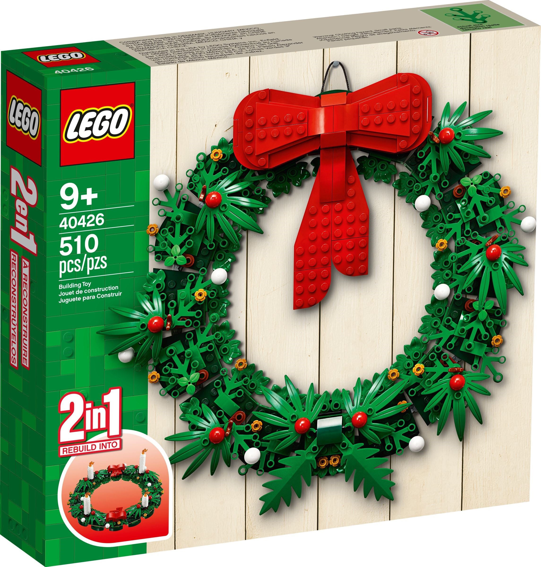 LEGO Christmas Wreath 2-in-1 set 40426