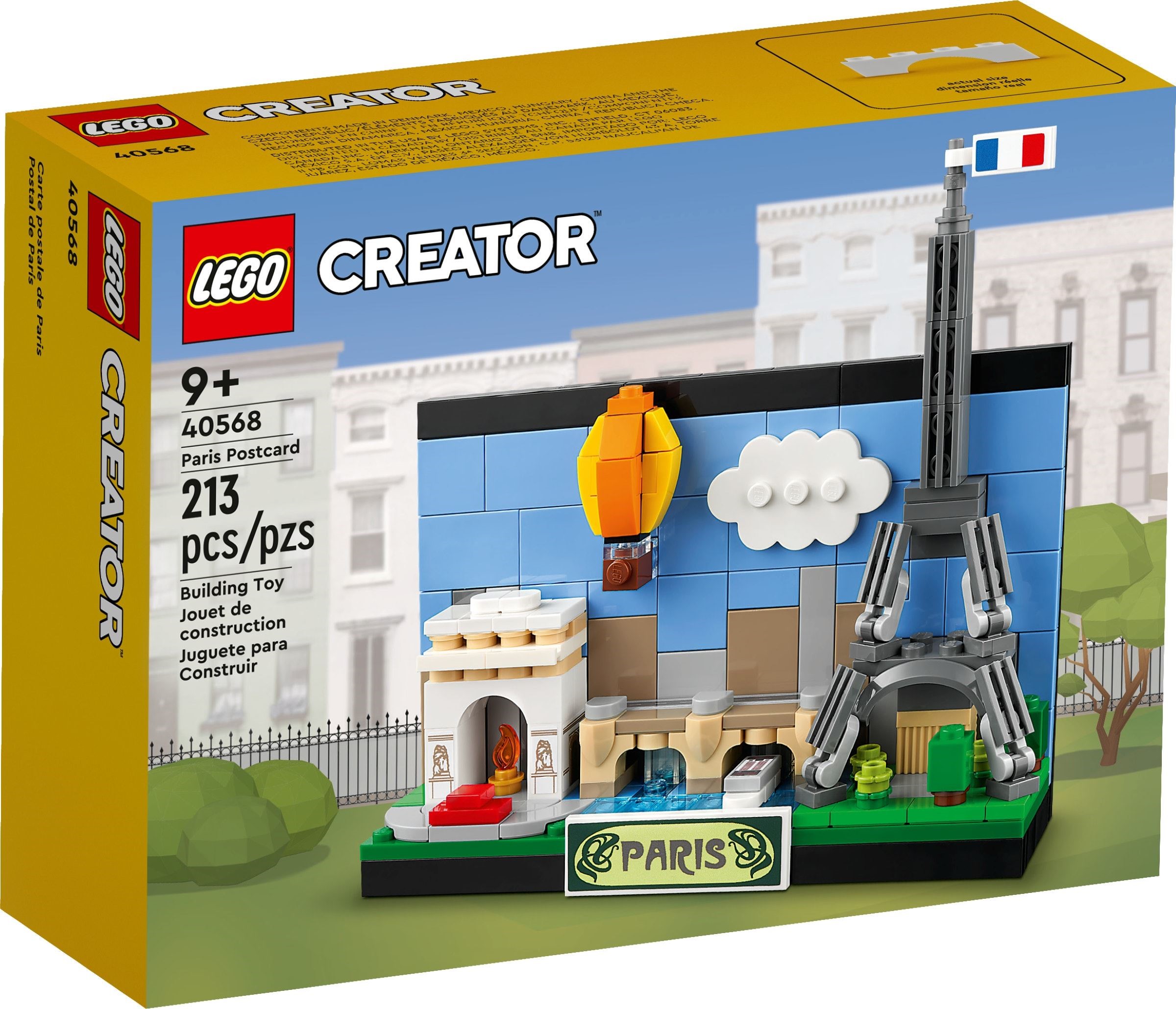 LEGO Paris Postcard set 40568