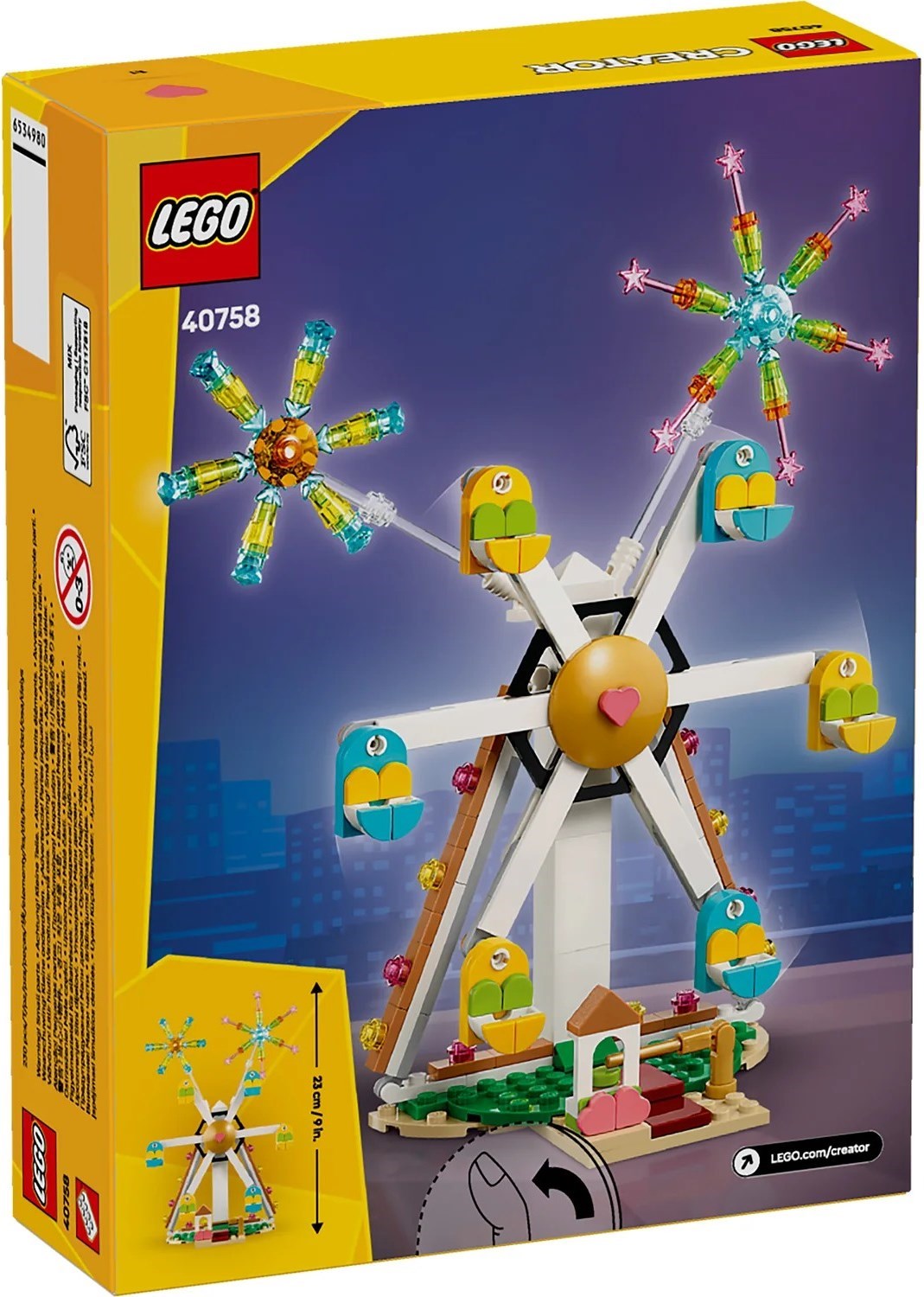 LEGO Celebration: Ferris Wheel with Fireworks set 40758