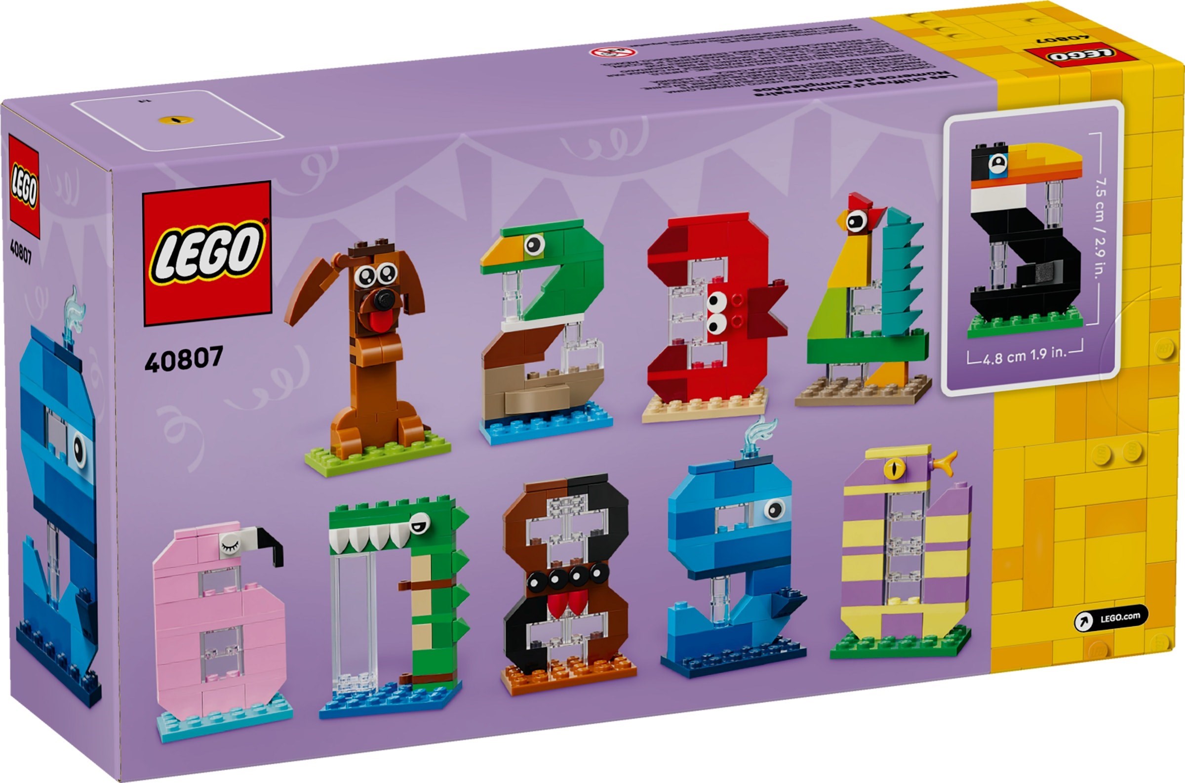 Verjaardagscijfers LEGO-set afbeelding 2
