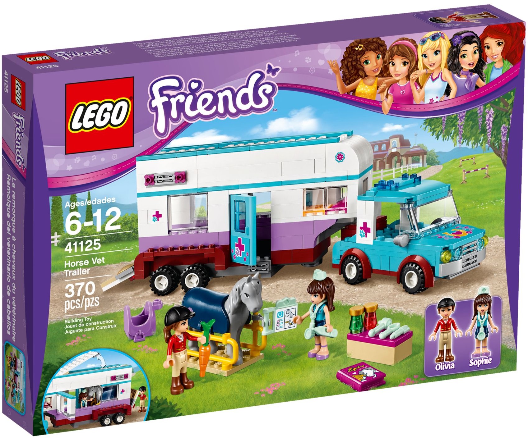 Horse Vet Trailer 41125 Friends LEGO