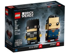 Конструктор LEGO (ЛЕГО) BrickHeadz 41610 Бэтмен и Супермен Tactical Batman & Superman