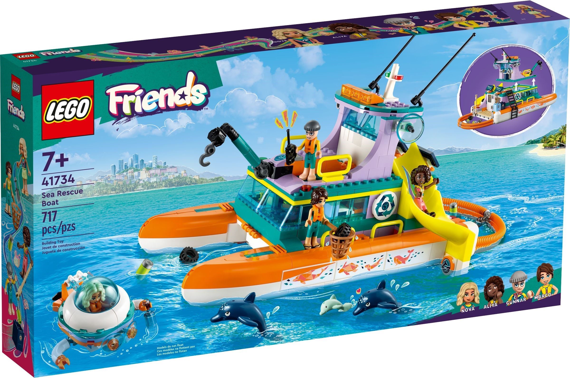 Sea Rescue Boat LEGO-set afbeelding 2