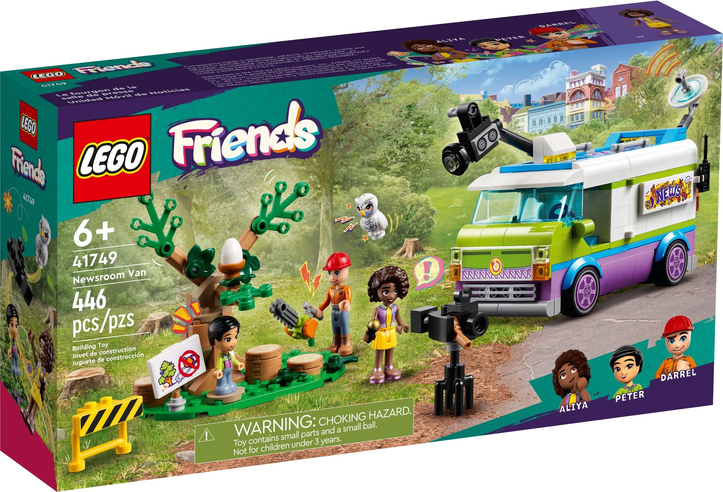 LEGO Newsroom Van set 41749