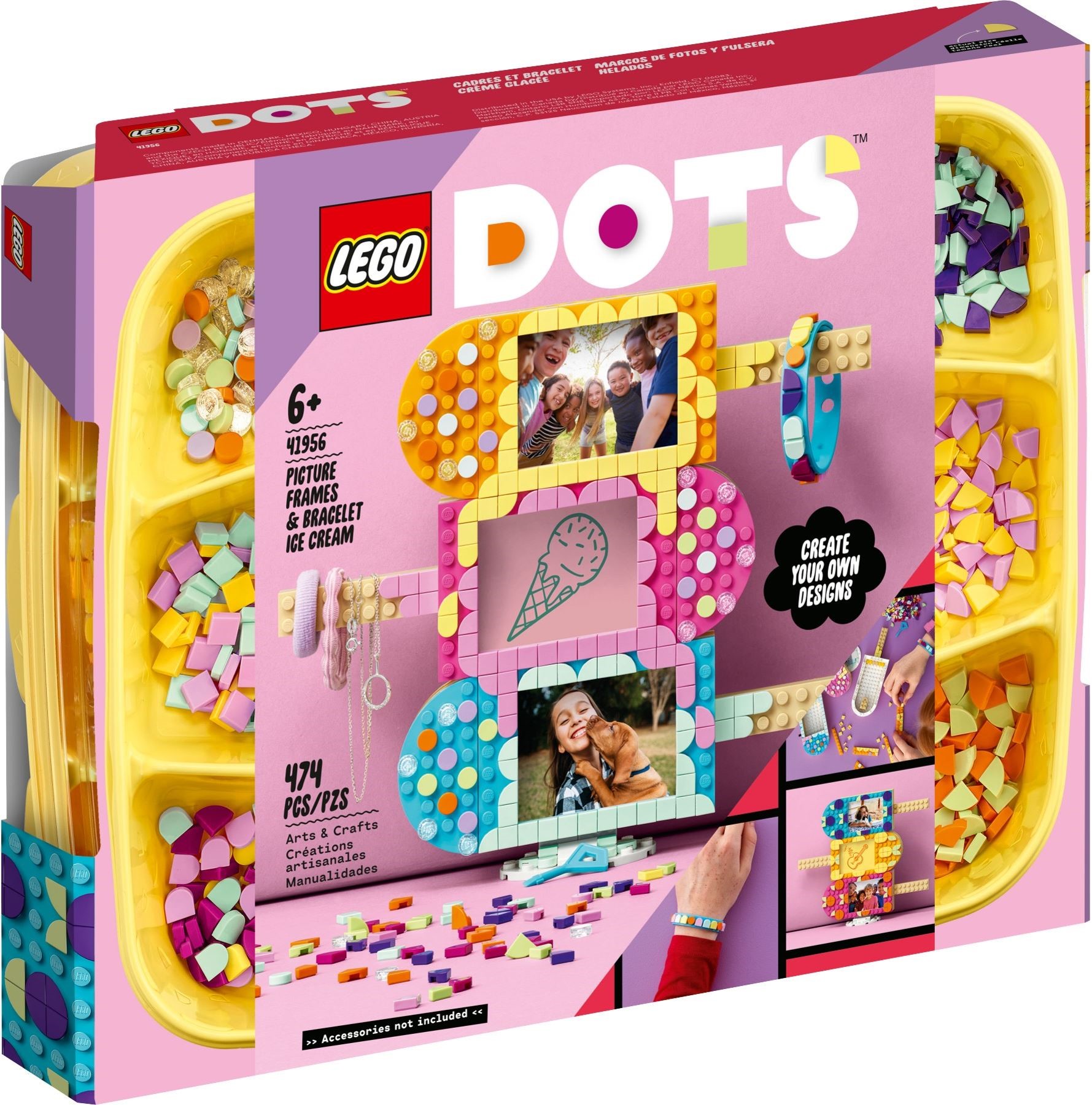 LEGO Picture Frames & Bracelet Ice Cream set 41956