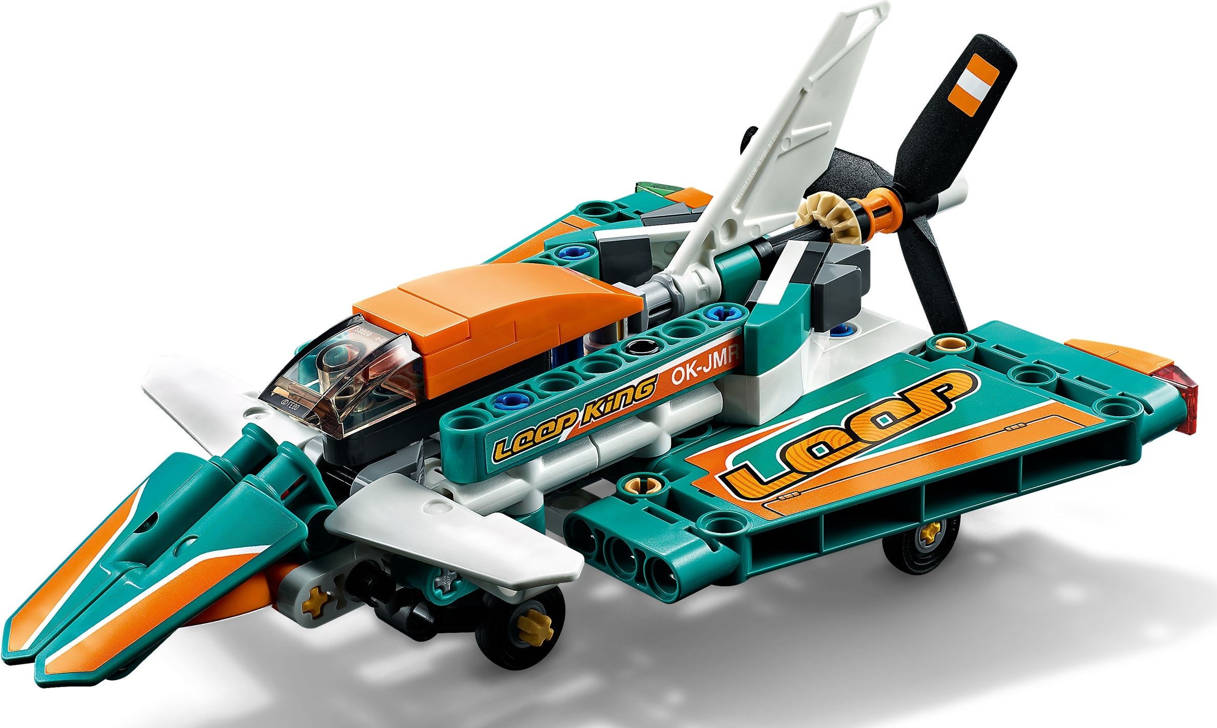LEGO Lot of 2 Orange Technic Airplane Propeller Pieces