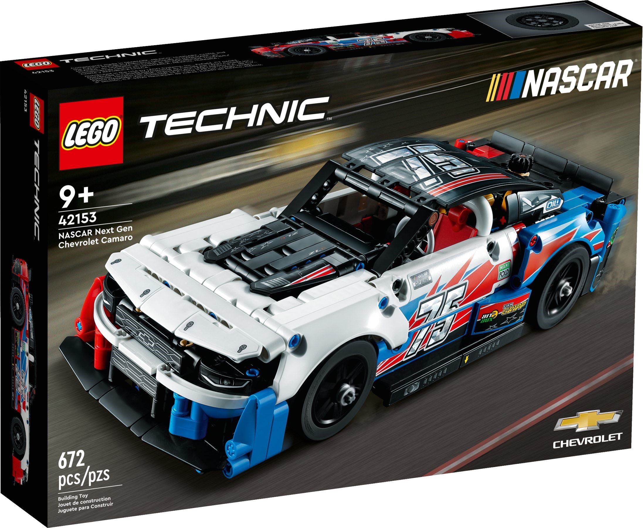 LEGO NASCAR Next Gen Chevrolet Camaro ZL1 set 42153