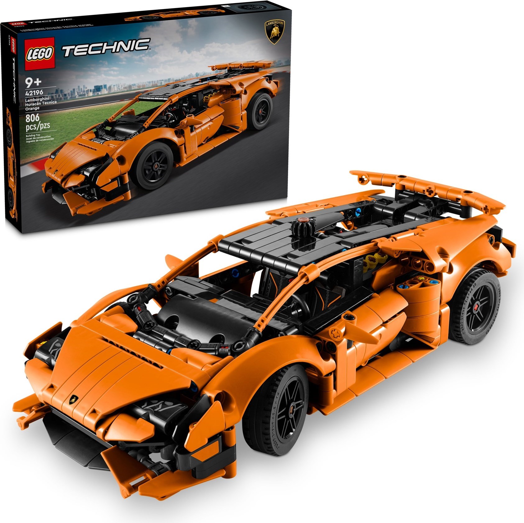 42196 Lamborghini Huracán Tecnica Orange revealed! | Brickset