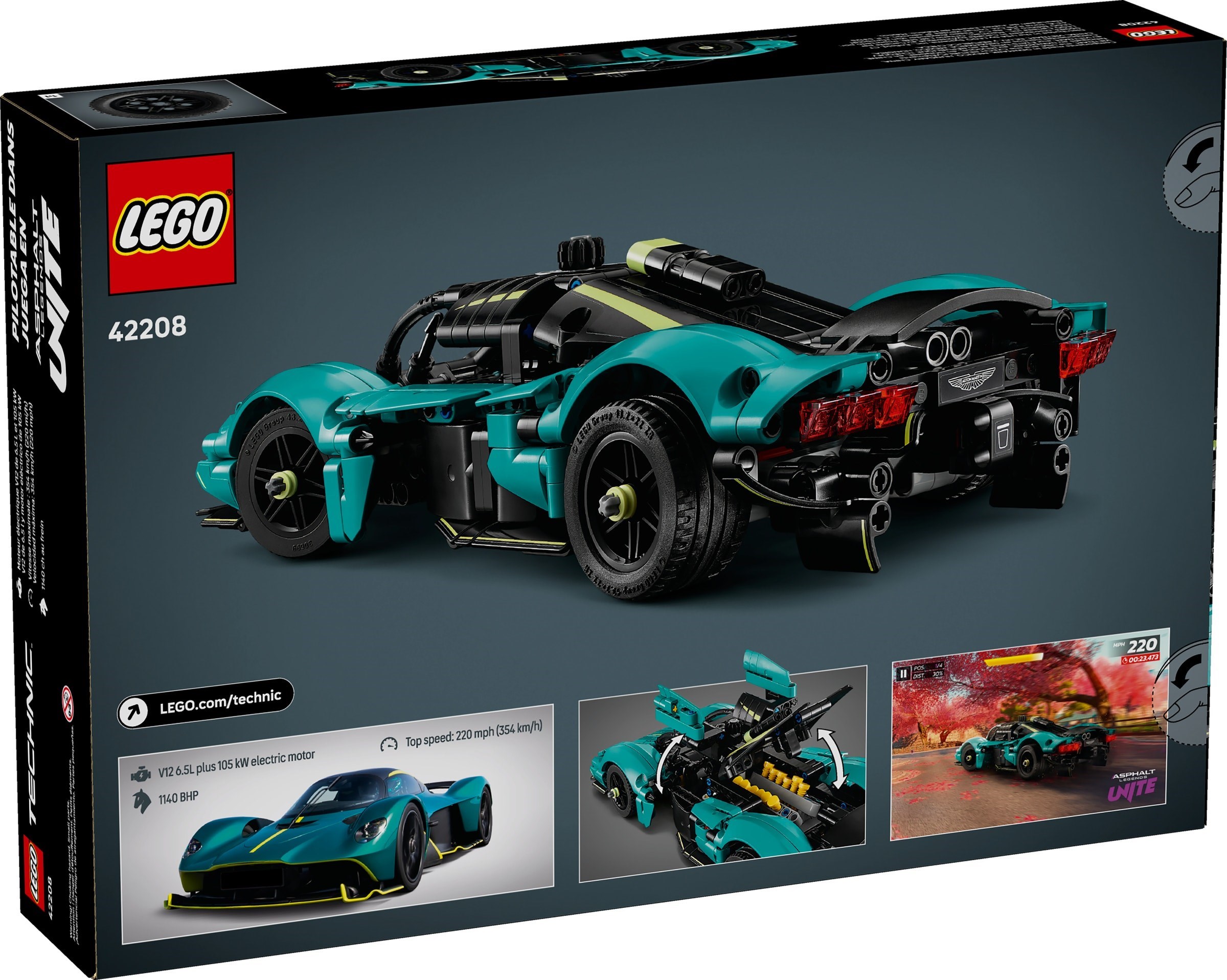 LEGO Aston Martin Valkyrie set 42208
