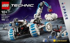 Lunar Outpost maanrover ruimtevoertuig LEGO-set afbeelding 2
