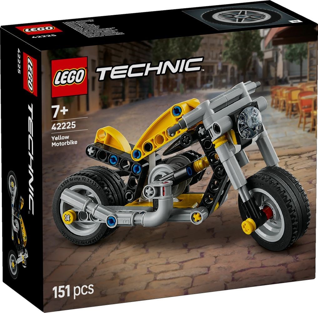 LEGO Yellow Motorcycle set 42225