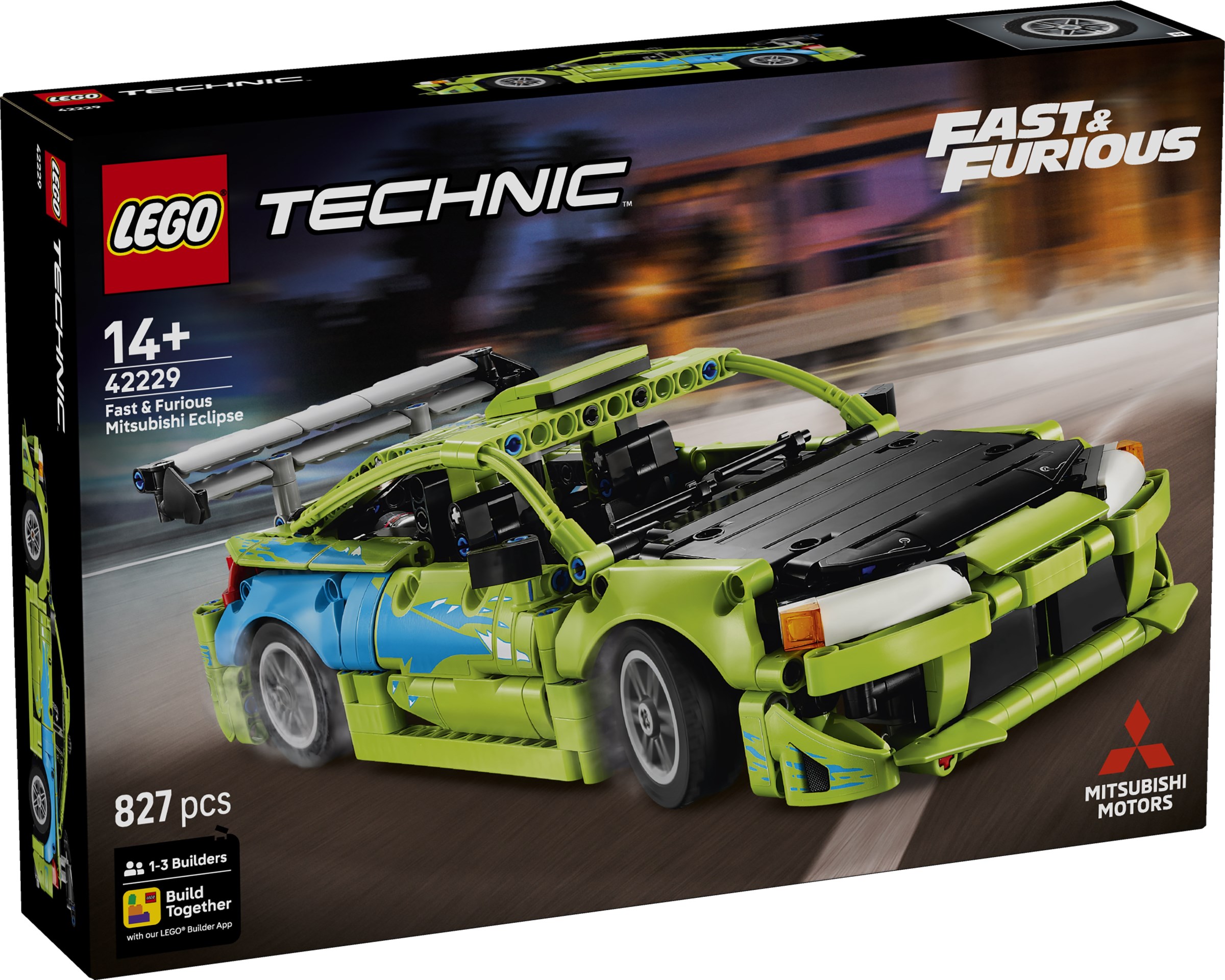 Fast and Furious Mitsubishi Eclipse auto LEGO-set afbeelding 2