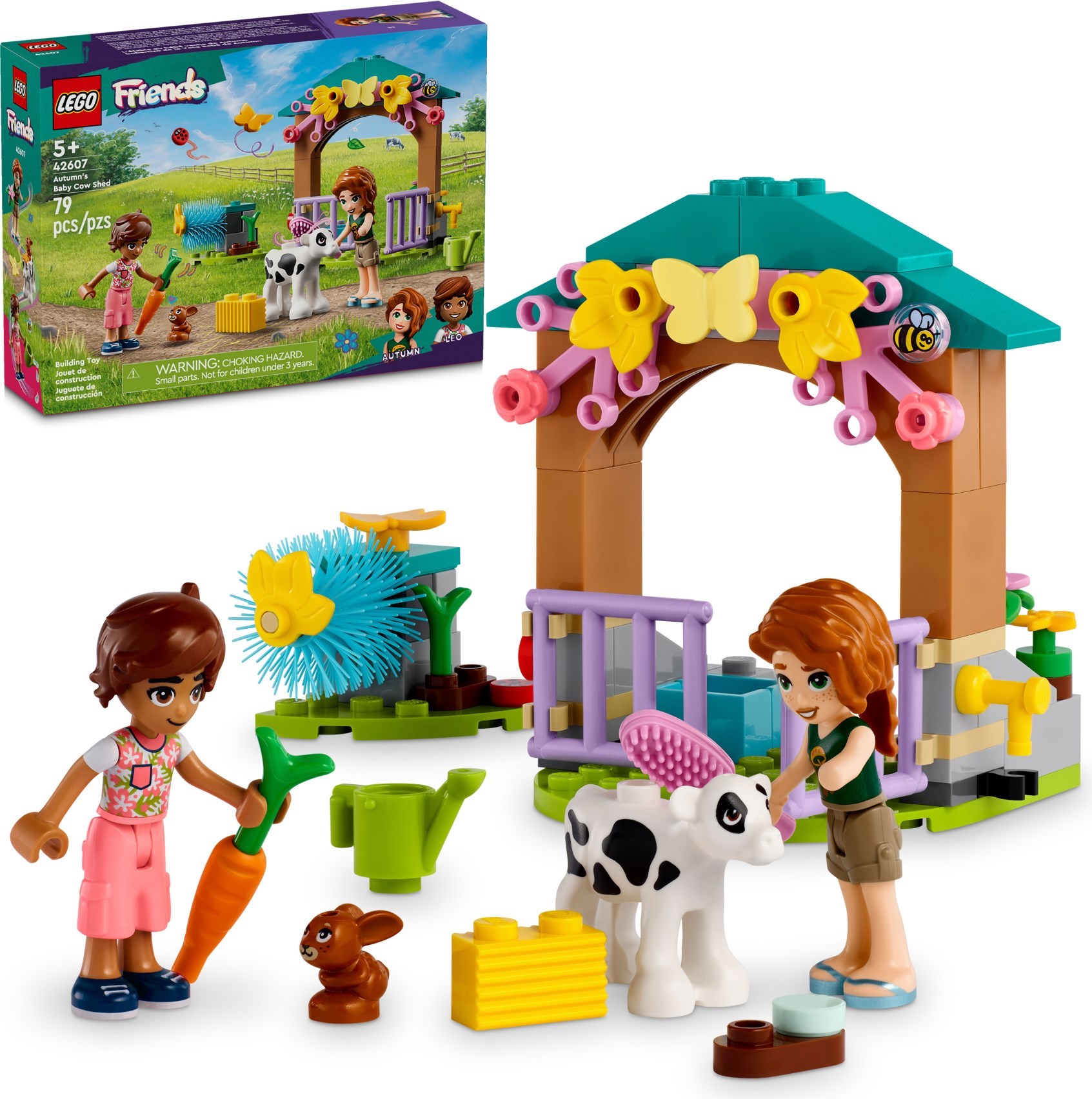 Autumn's Baby Cow Shed LEGO-set afbeelding 2