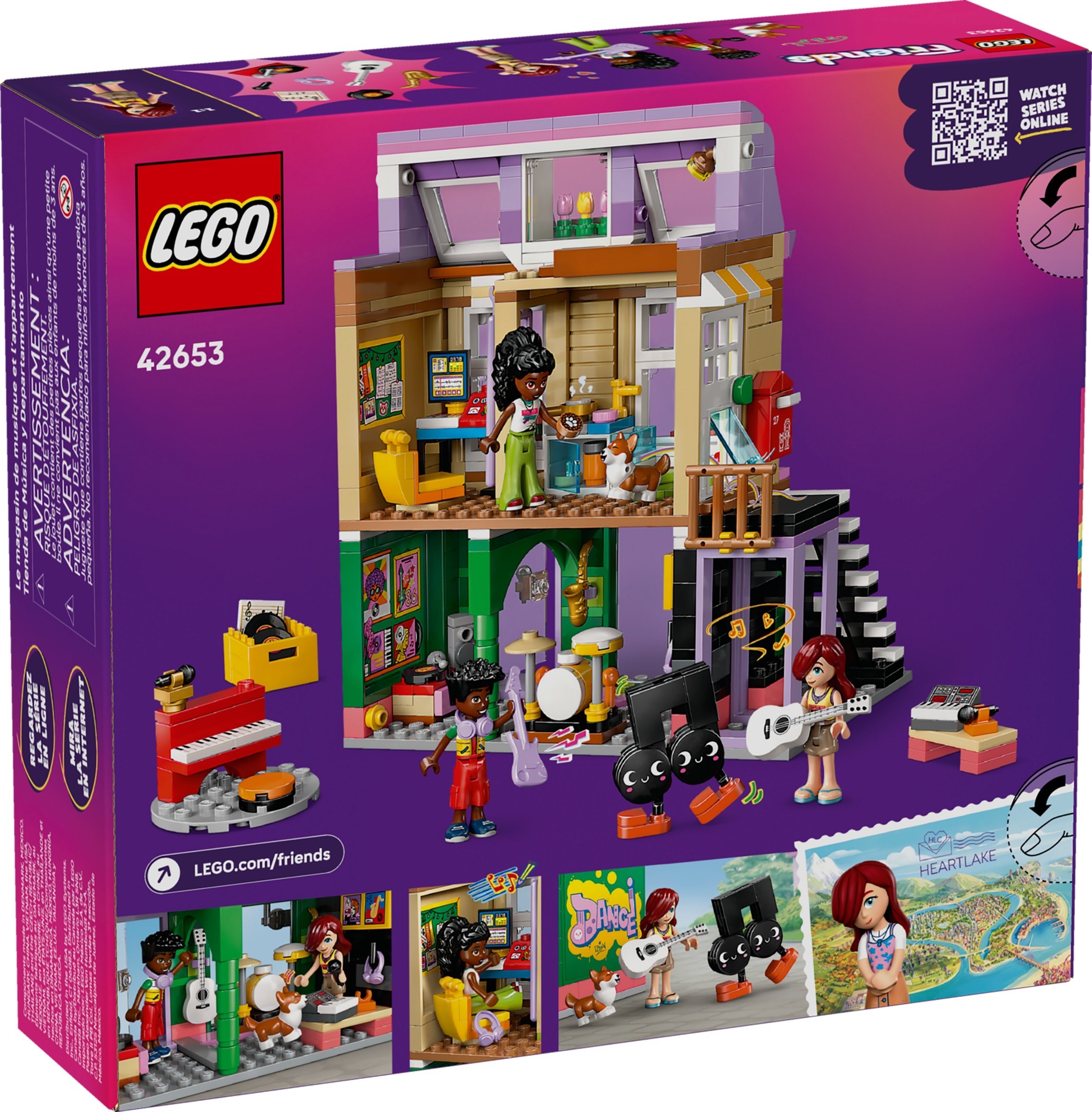 Muziekwinkel en appartement LEGO-set afbeelding 2