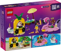 Zwembadfeestje met flamingo en eenhoorn LEGO-set afbeelding 2