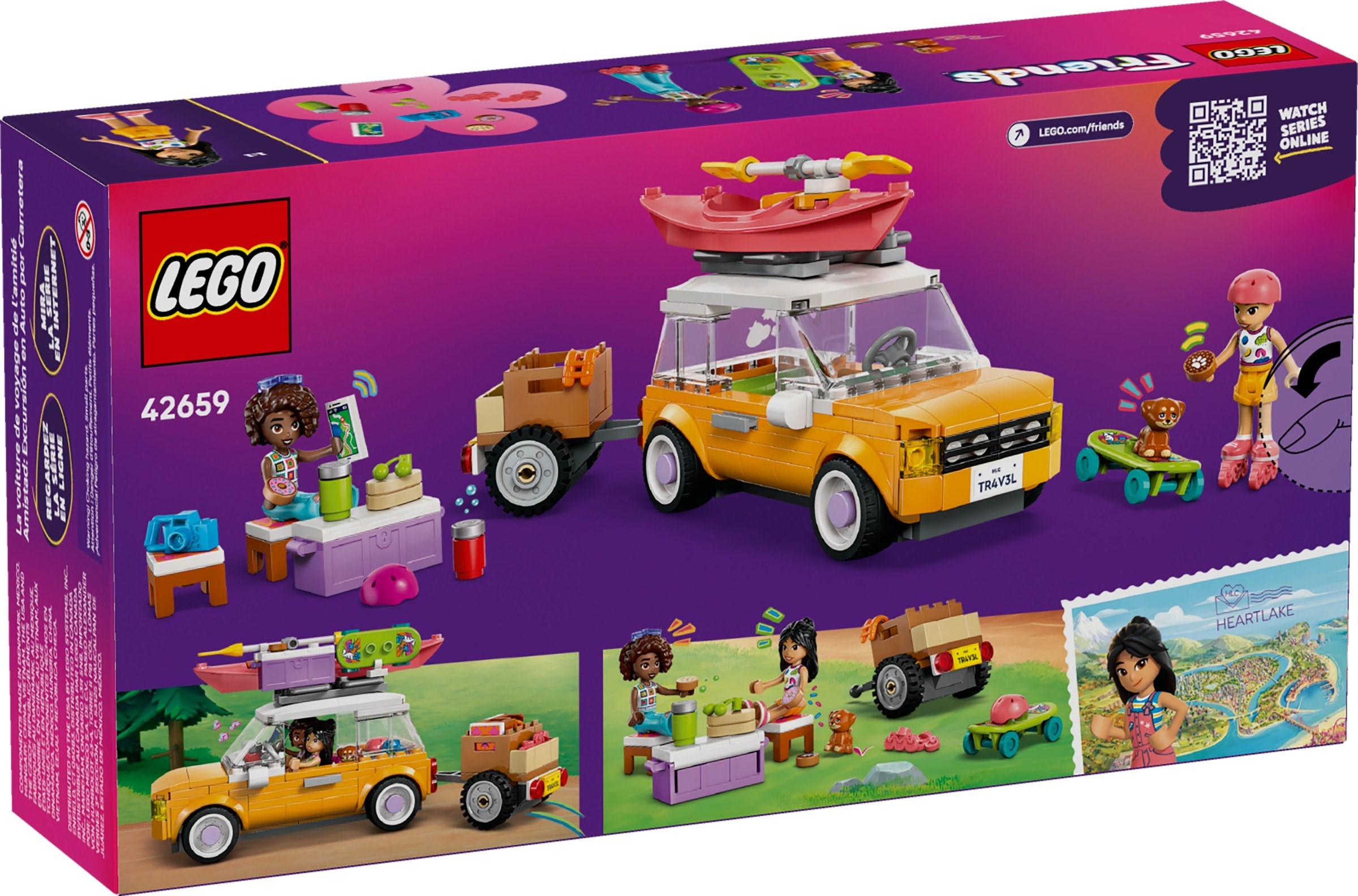 LEGO Friendship Road-Trip Travel Car set 42659