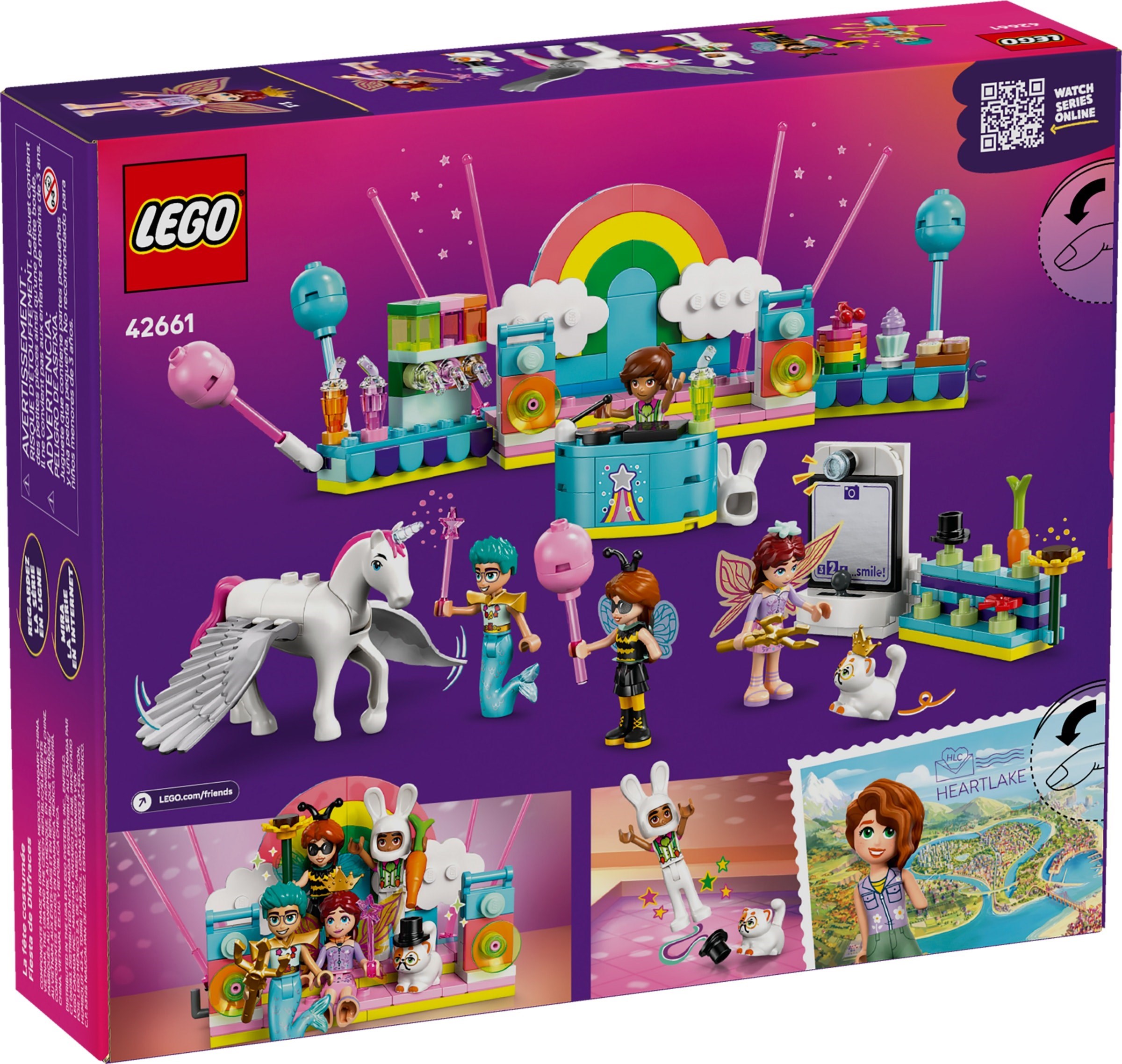 Verkleedfeestje met eenhoorn en fee LEGO-set afbeelding 2