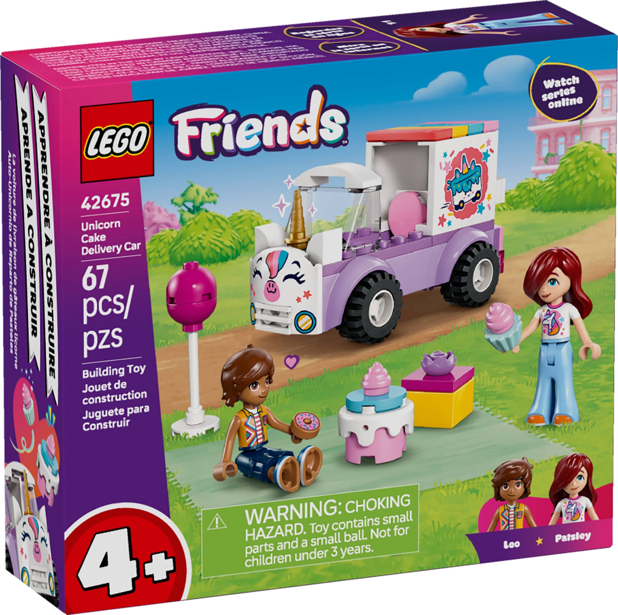 Eenhoorn taartenbezorgauto LEGO-set afbeelding 2