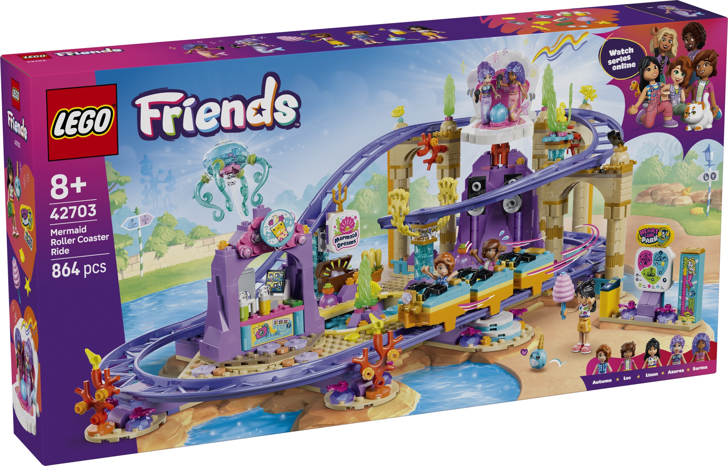 LEGO Mermaid Roller Coaster Ride set 42703