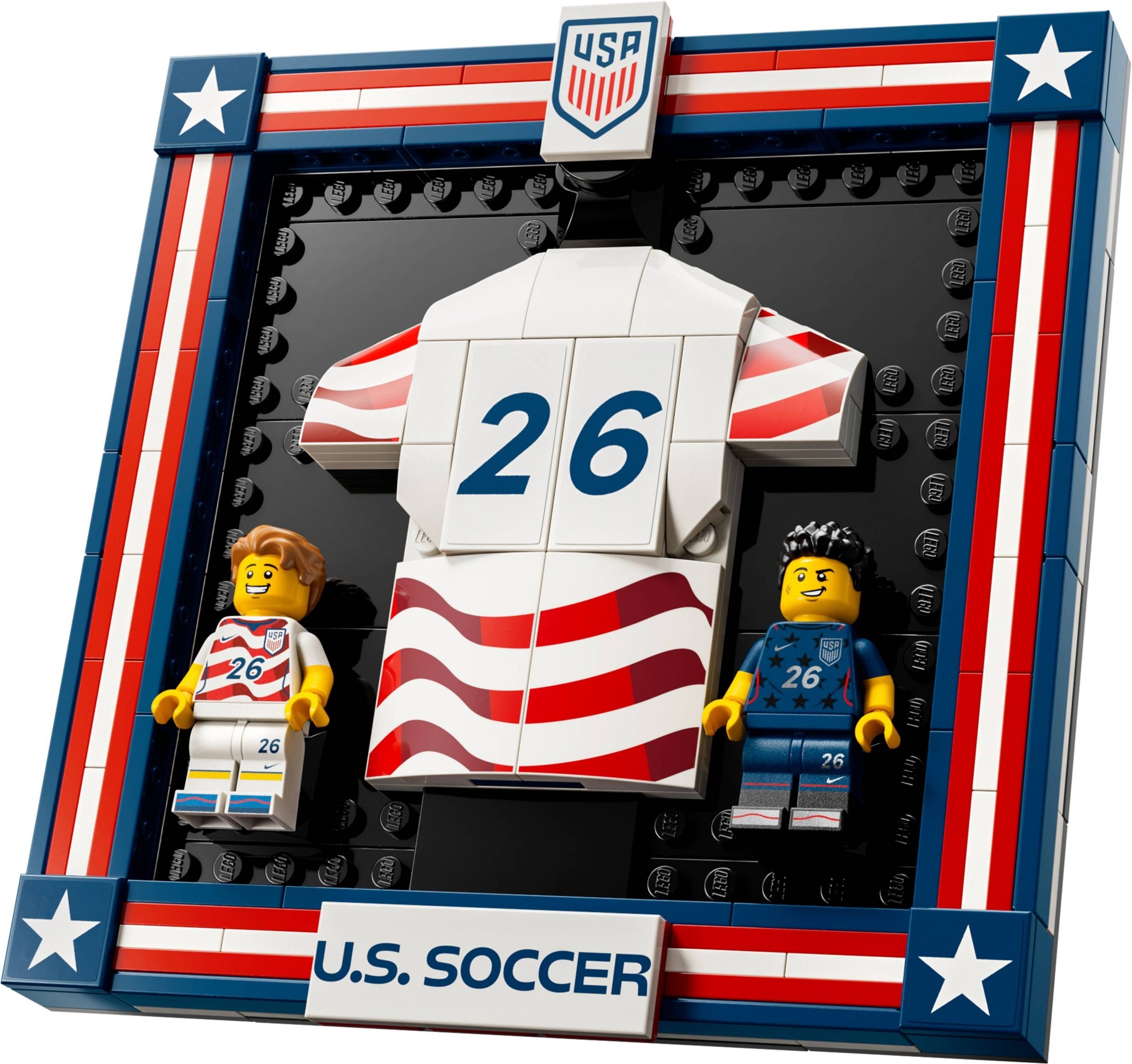 2026 U.S. Soccer National Team Jersey LEGO-set afbeelding 2