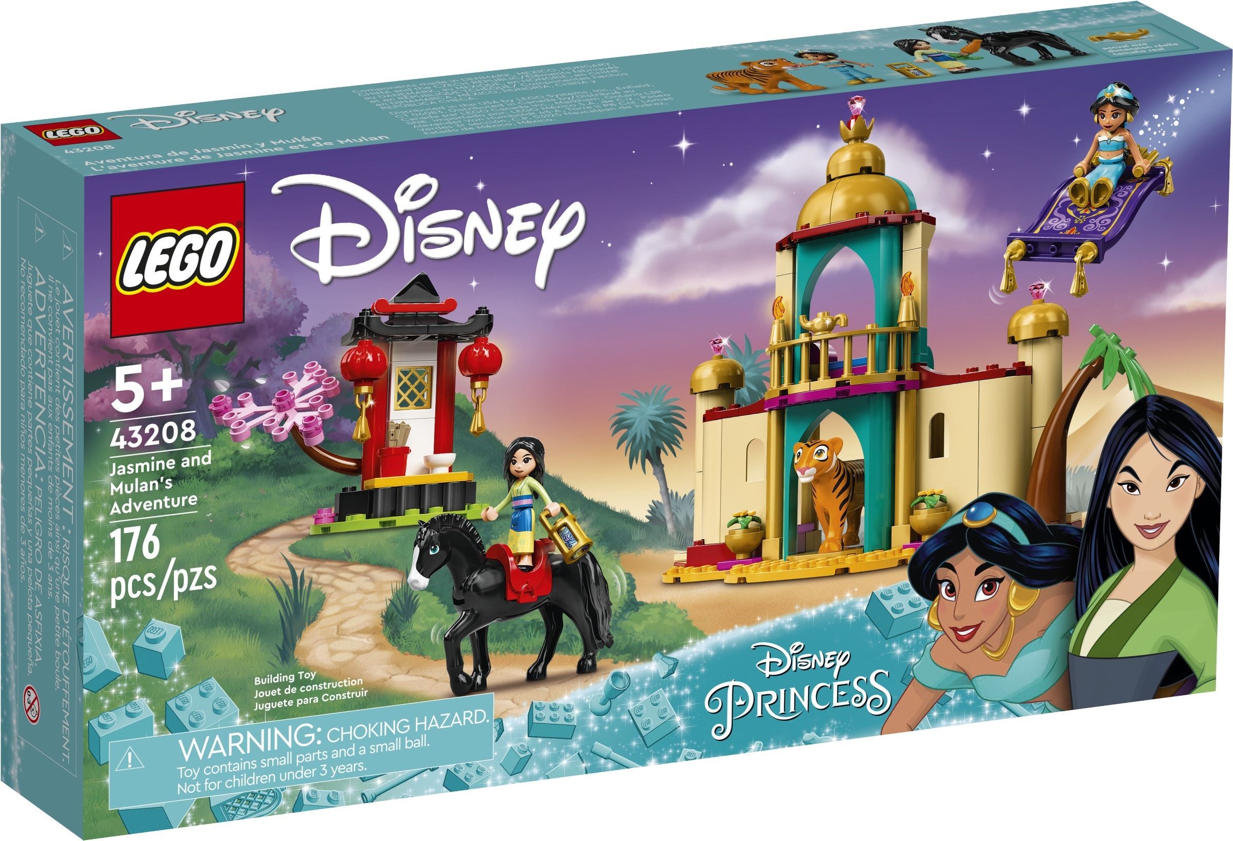 LEGO Jasmine and Mulan's Adventure set 43208