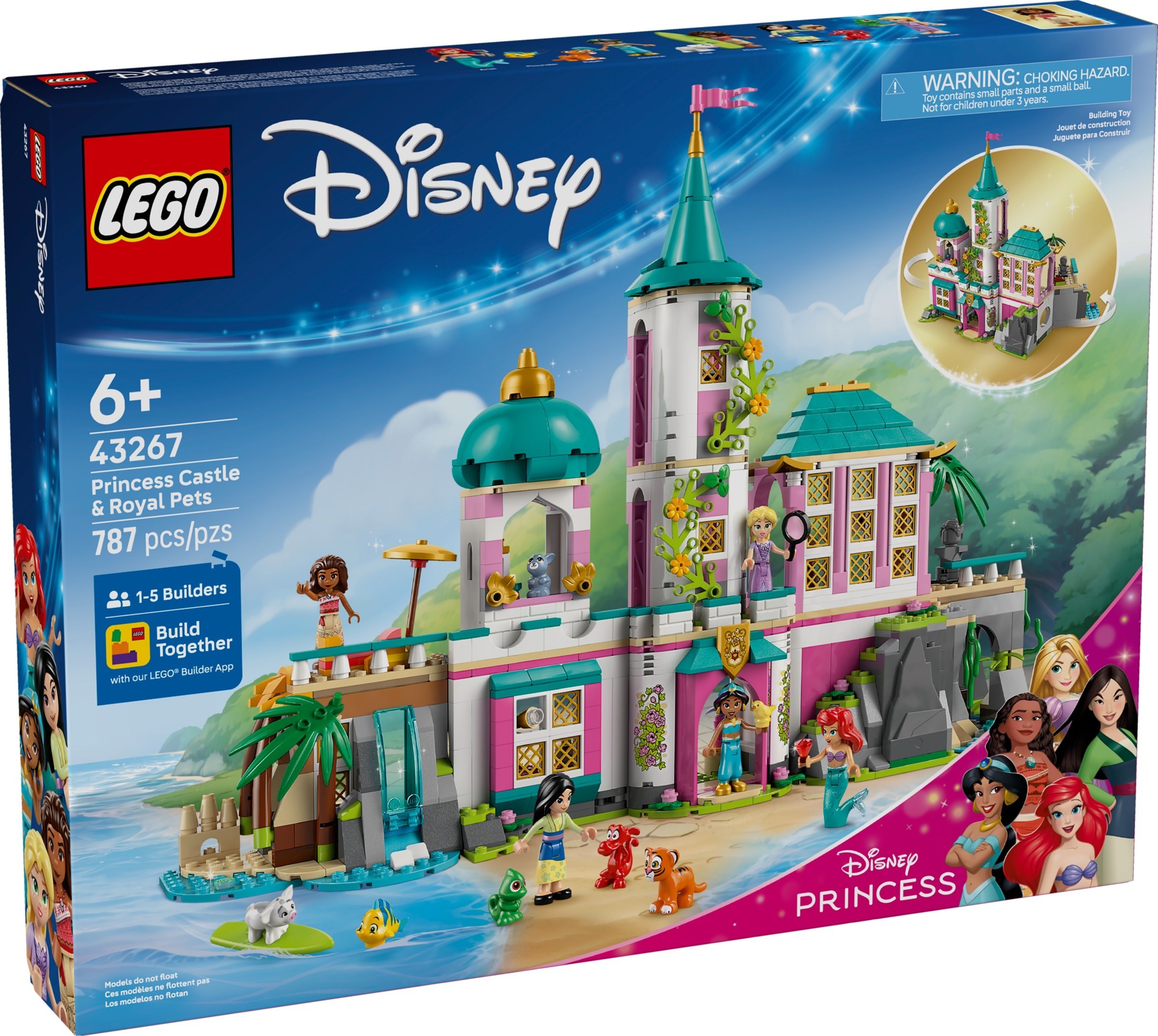 LEGO Princess Castle & Royal Pets set 43267
