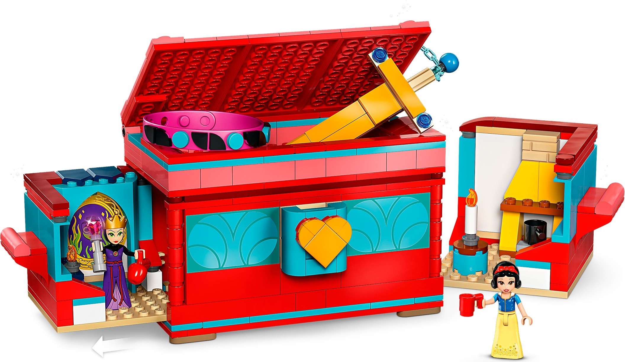 Sneeuwwitjes sieradendoos LEGO-set afbeelding 2
