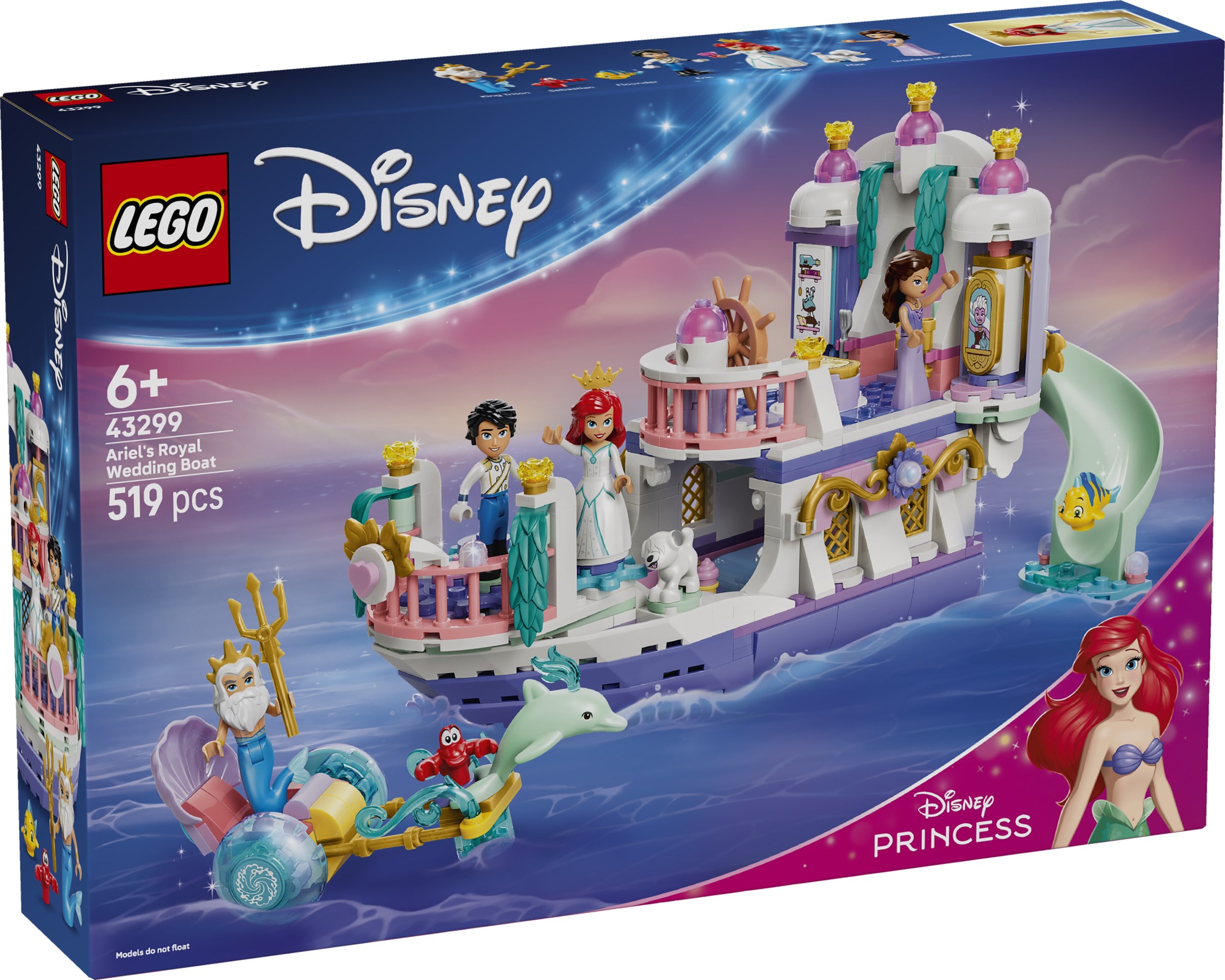 Ariëls koninklijke trouwboot LEGO-set afbeelding 2
