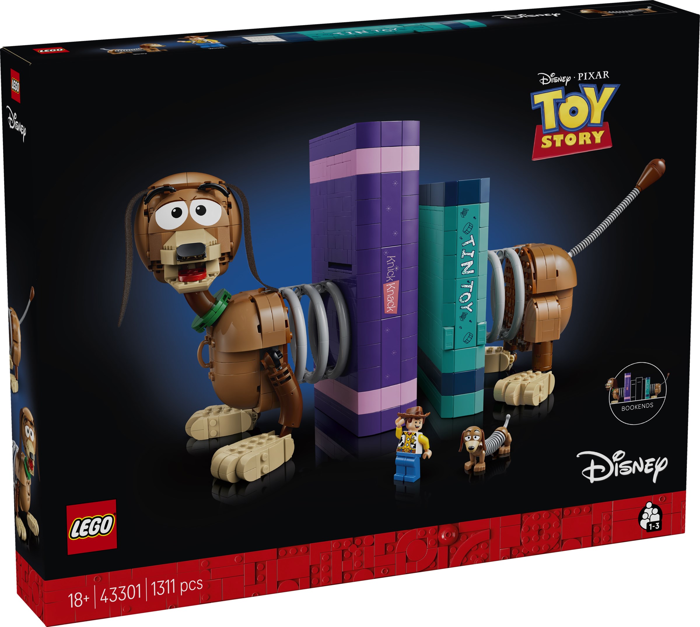 LEGO Toy Story Slinky Dog Bookends set 43301