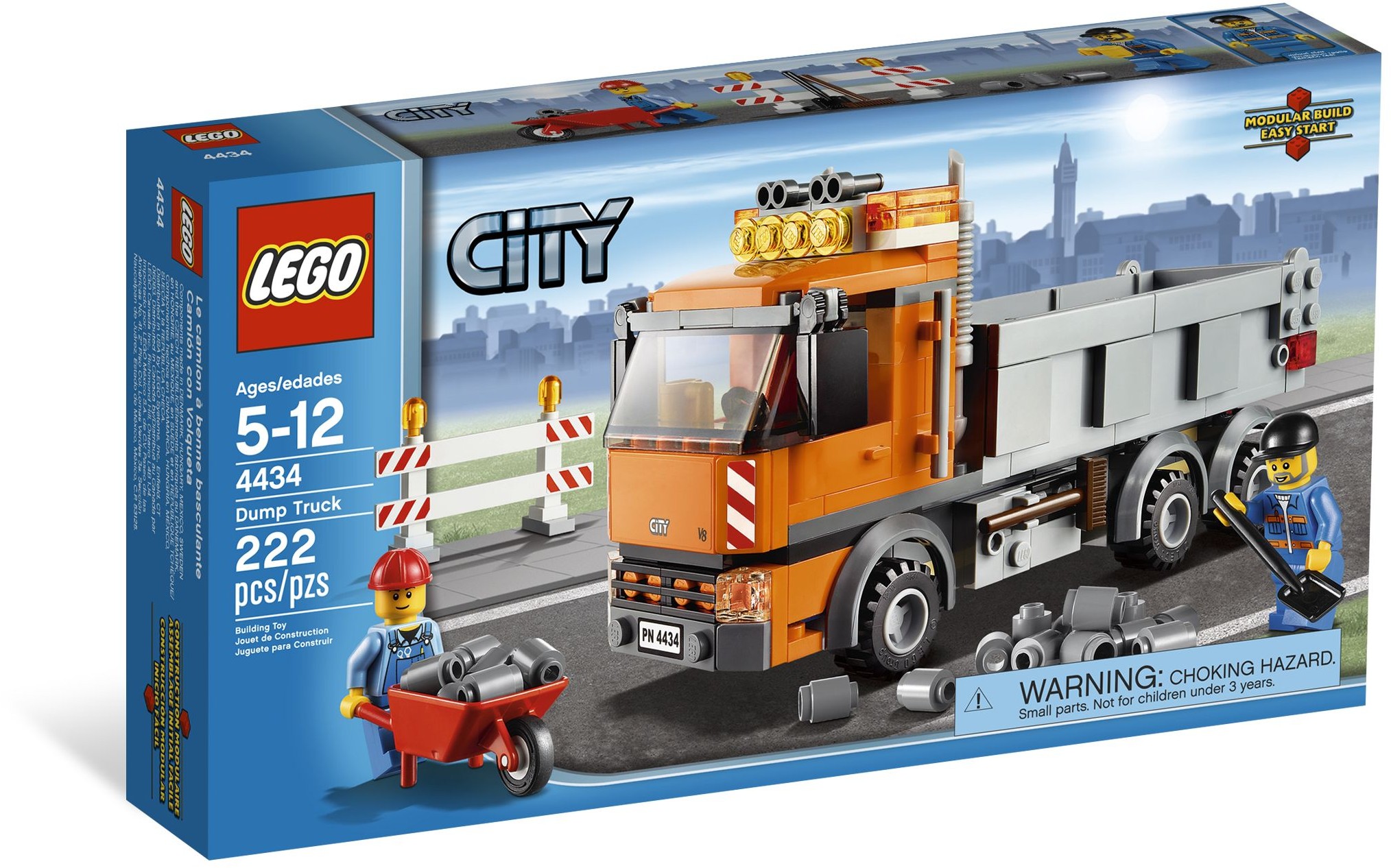 Dump Truck номер 4434 из серии Сити / Город (City) Конструктор LEGO (ЛЕГО)