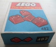 Slopes and Slopes Double 2 x 2, Red (The Building Toy), zdjęcie 2