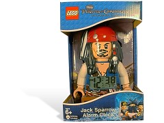 Конструктор LEGO (ЛЕГО) Gear 5000144  Pirates of the Caribbean Jack Sparrow Minifigure Clock 
