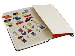 Конструктор LEGO (ЛЕГО) Gear 5001129  Moleskine notebook red brick, plain, large 