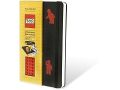 Конструктор LEGO (ЛЕГО) Gear 5001129  Moleskine notebook red brick, plain, large 
